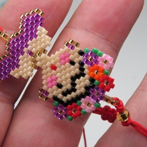 Work of Art Hand Made Beaded Bracelets Colorful